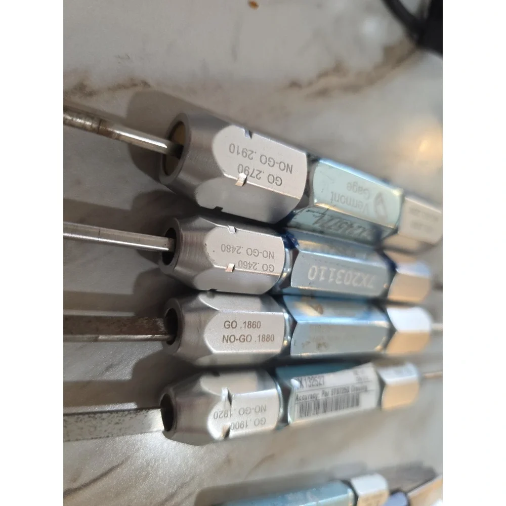PIN PLUG GAGE GO NO GO Vermont Gage Go NoGo Gauges - Set 17 - CALIBRATED. ...